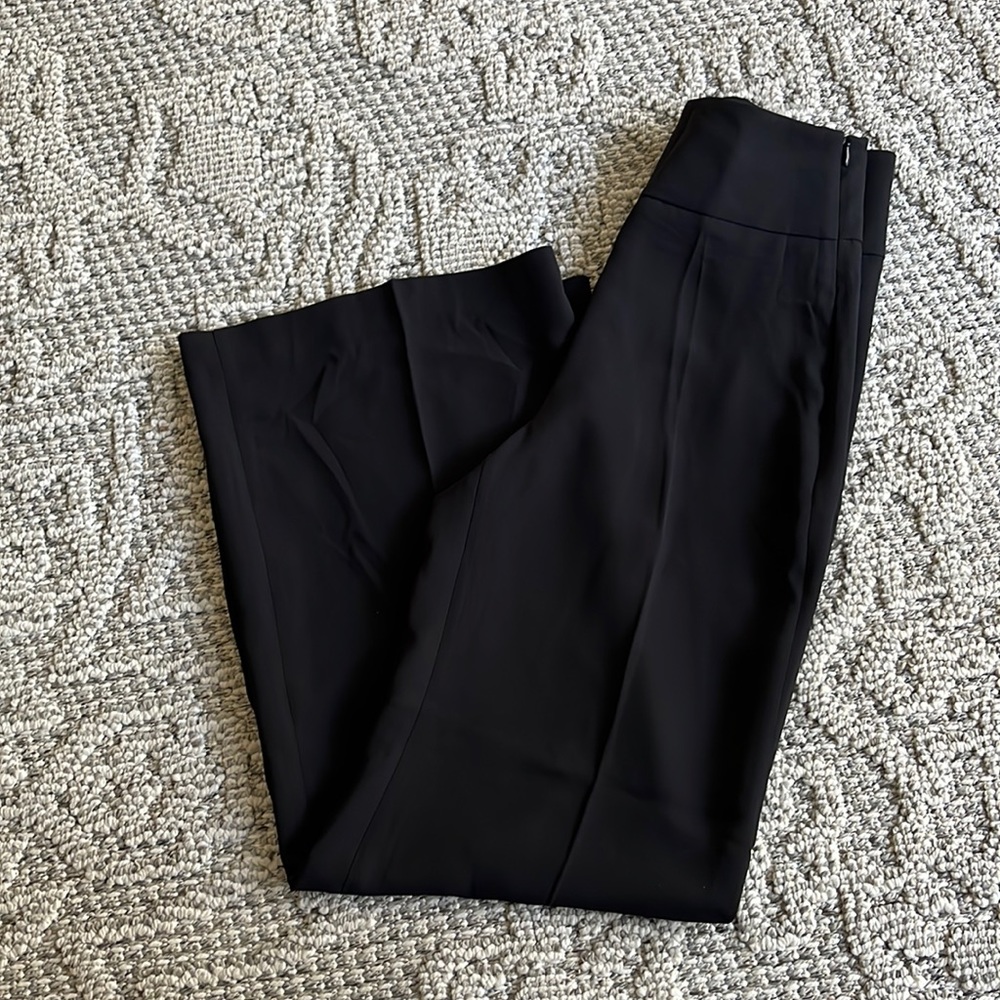 H&M crop polyester high rise slacks